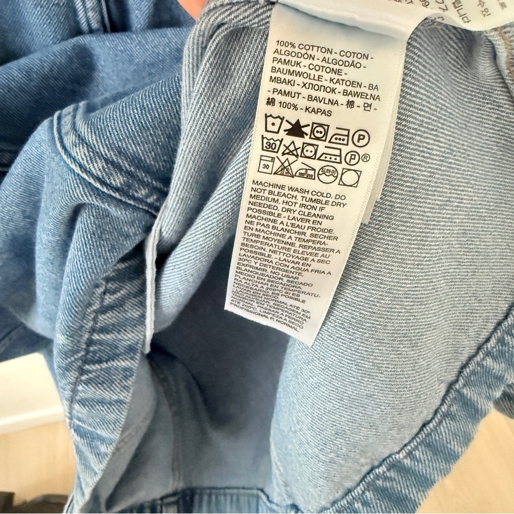 Levi’s FLYNN WESTERN DRESS
 Blue Denim - Picture 6 of 7